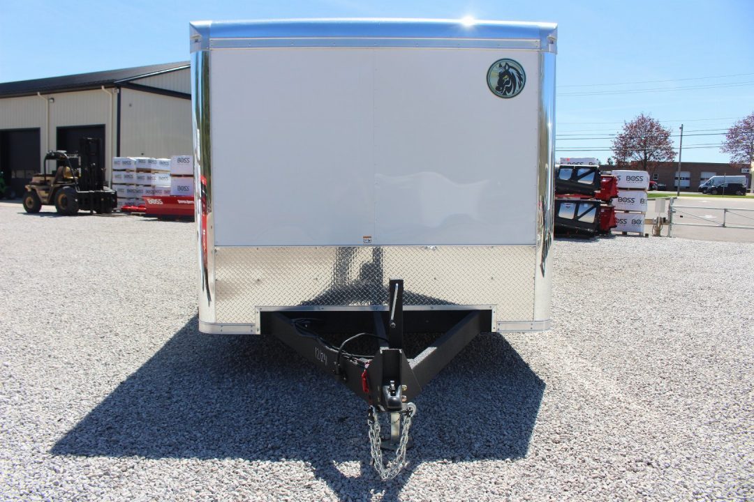 New 2027 Darkhorse Cargo DWRK 8.5' x 16' Flat Front Enclosed Cargo Trailer - Ramp Door - 9990#