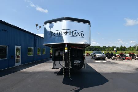 Used 2019 Bison Trailers Trailhand 7311 Horse Trailer