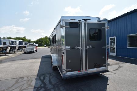 Used 2019 Bison Trailers Trailhand 7311 Horse Trailer