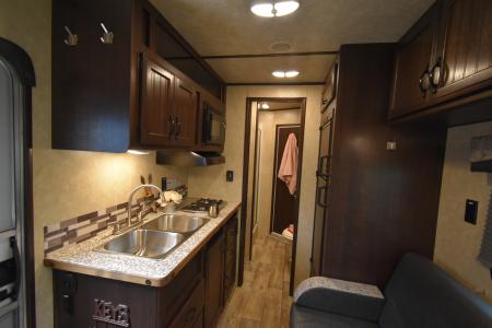 Used 2019 Bison Trailers Trailhand 7311 Horse Trailer