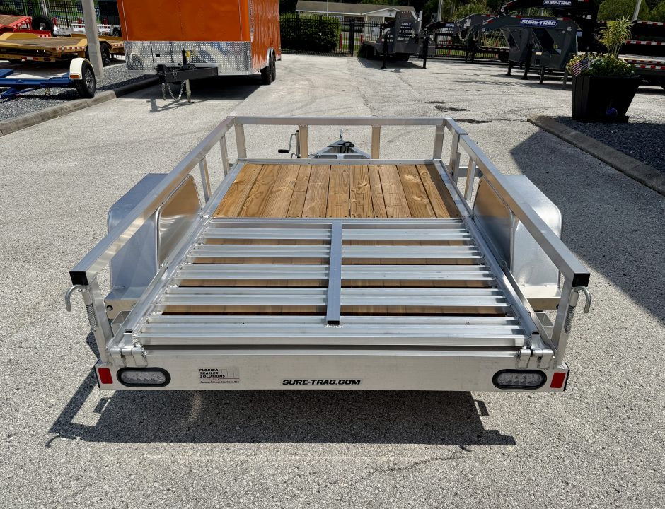 New 2026 Sure-Trac 5x8 3K Aluminum Tube Top Utility Trailer