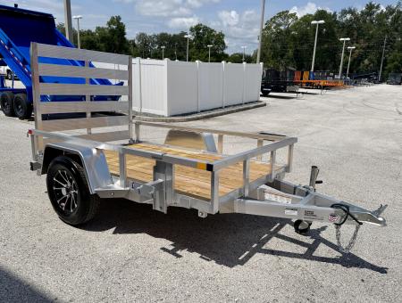 New 2026 Sure-Trac 5x8 3K Aluminum Tube Top Utility Trailer