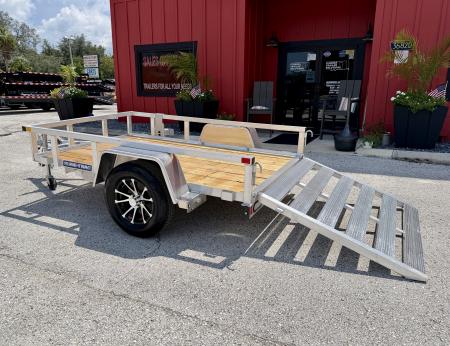 New 2026 Sure-Trac 5x8 3K Aluminum Tube Top Utility Trailer
