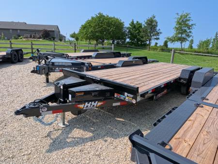 New 2026 H&H Trailers 82x22 Electric Tilt Speed Loader Tilt Trailer