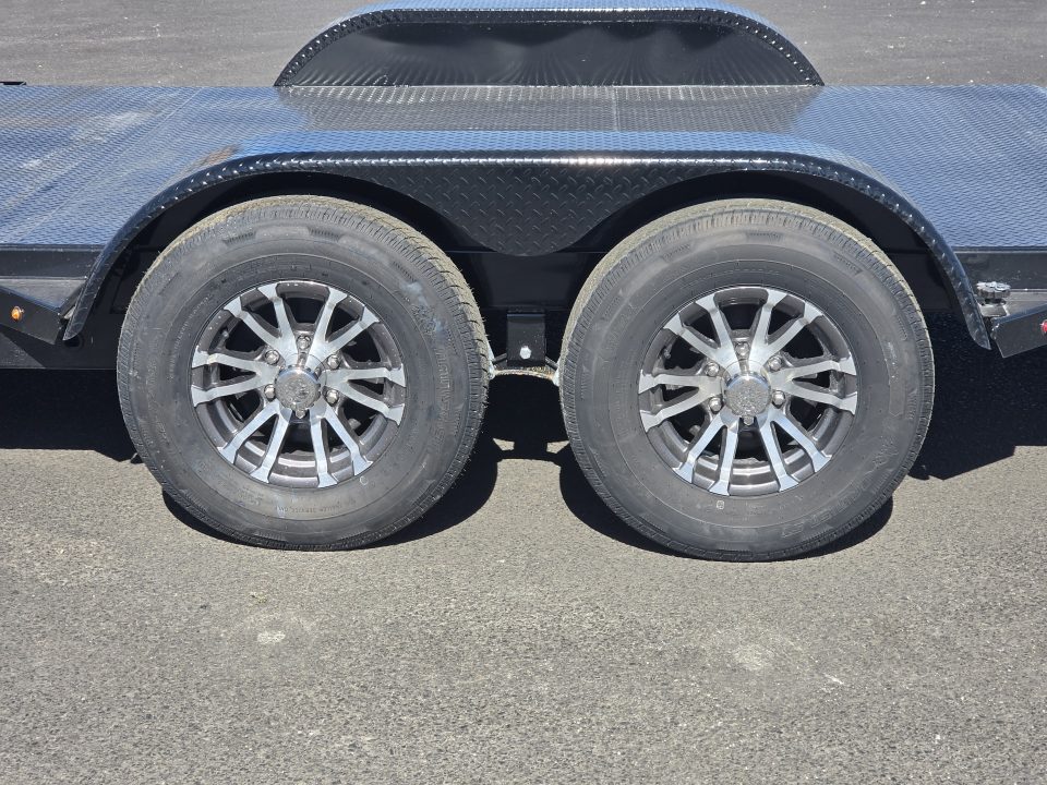 New 2026 Sure-Trac 7x20 (16+4) Steel Deck Car Hauler 10K GVWR
