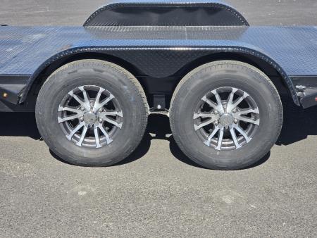 New 2026 Sure-Trac 7x20 (16+4) Steel Deck Car Hauler 10K GVWR