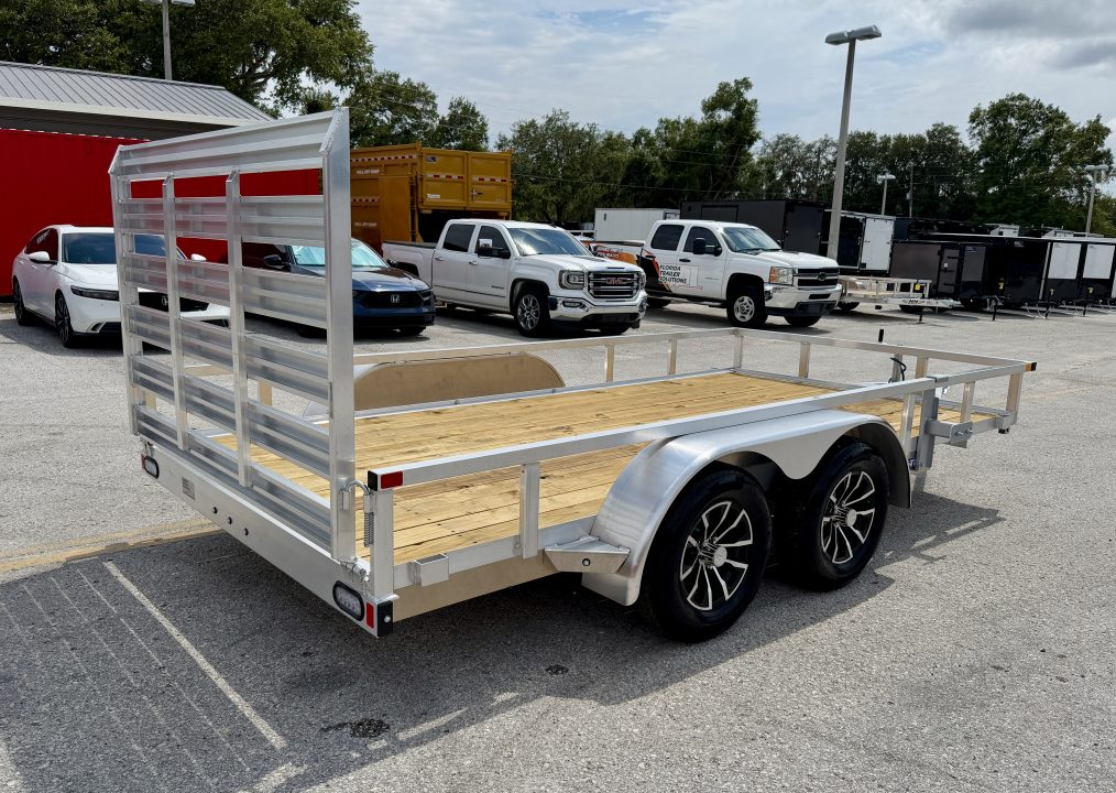New 2026 Sure-Trac 7x14 7K Aluminum Tube Top Utility Trailer