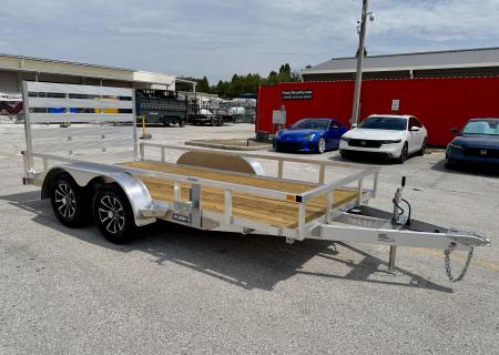 New 2026 Sure-Trac 7x14 7K Aluminum Tube Top Utility Trailer