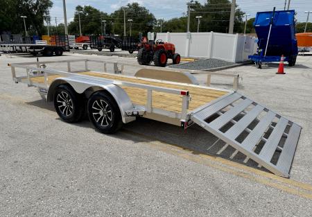 New 2026 Sure-Trac 7x14 7K Aluminum Tube Top Utility Trailer