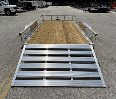 New 2026 Sure-Trac 7x14 7K Aluminum Tube Top Utility Trailer