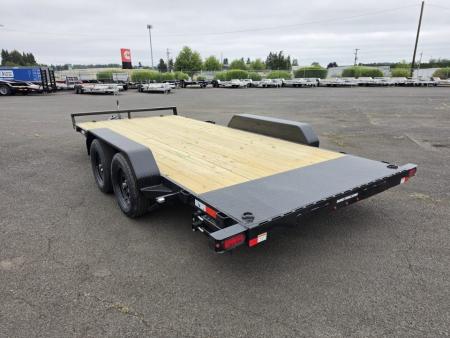 New 2027 Sure-Trac 7x16 Treated Wood Deck Car Hauler 7K GVWR