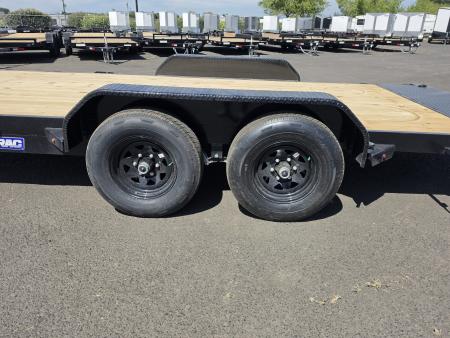 New 2027 Sure-Trac 7x18 Treated Wood Deck Car Hauler 10K GVWR