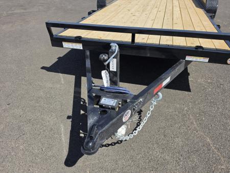 New 2027 Sure-Trac 7x18 Treated Wood Deck Car Hauler 10K GVWR