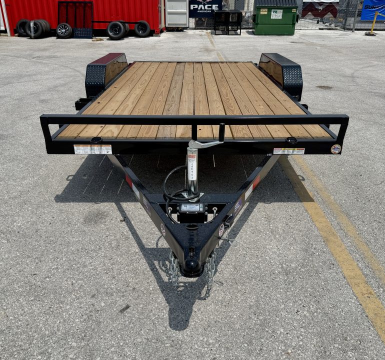 New 2026 Sure-Trac 7x16(14+2) 7K Wood Deck Car Hauler