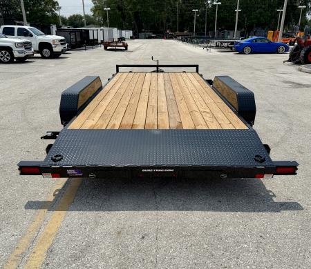 New 2026 Sure-Trac 7x16(14+2) 7K Wood Deck Car Hauler