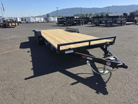 New 2027 Sure Trac 7x22 Treated Wood Deck Car Hauler 10K GVWR