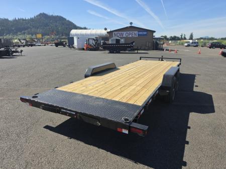 New 2027 Sure Trac 7x22 Treated Wood Deck Car Hauler 10K GVWR