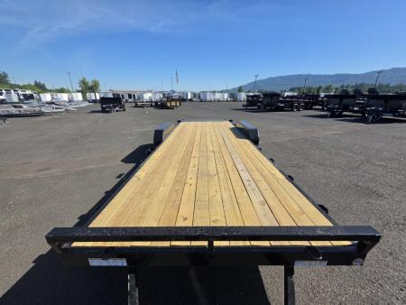 New 2027 Sure Trac 7x22 Treated Wood Deck Car Hauler 10K GVWR