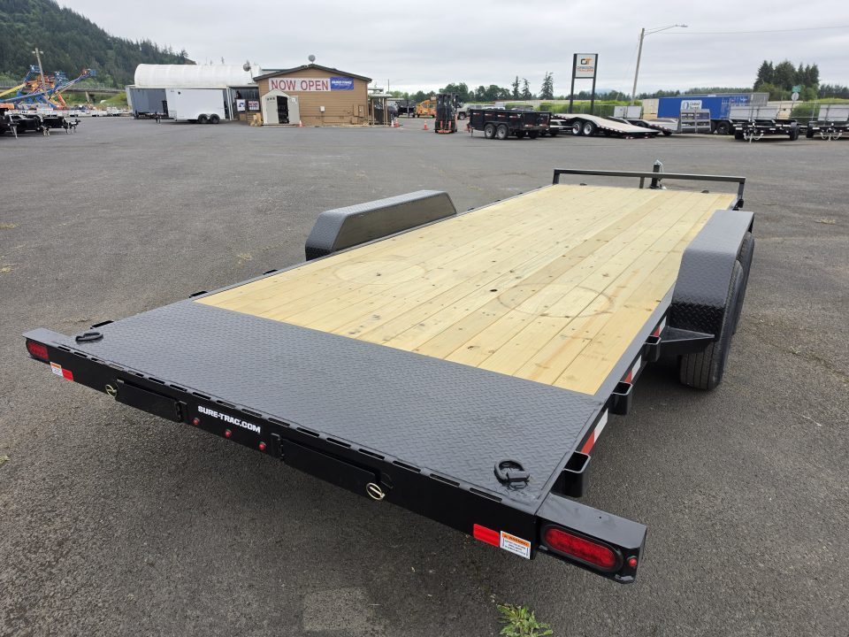 New 2027 Sure-Trac 7x20 Treated Wood Deck Car Hauler 10K GVWR