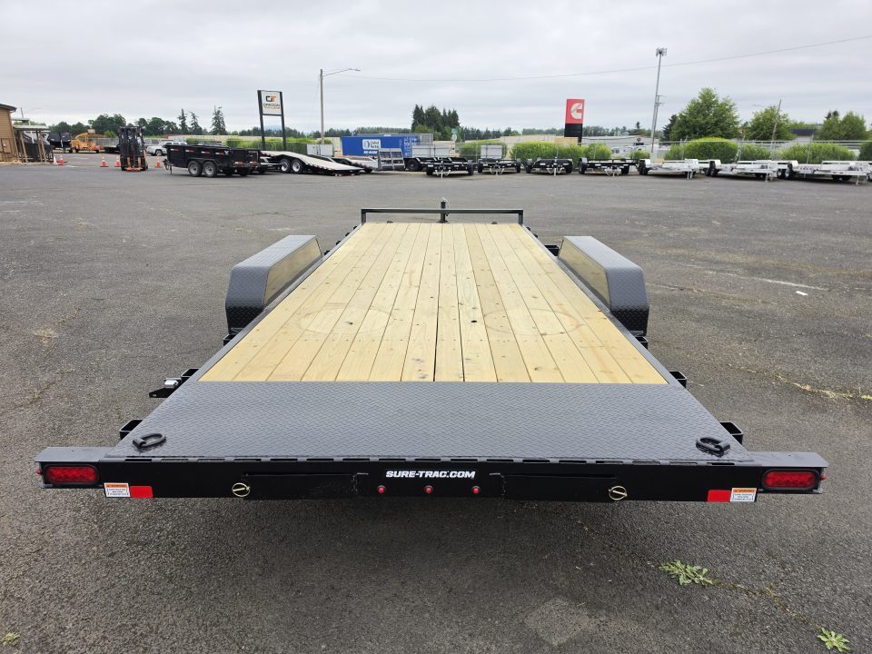 New 2027 Sure-Trac 7x20 Treated Wood Deck Car Hauler 10K GVWR
