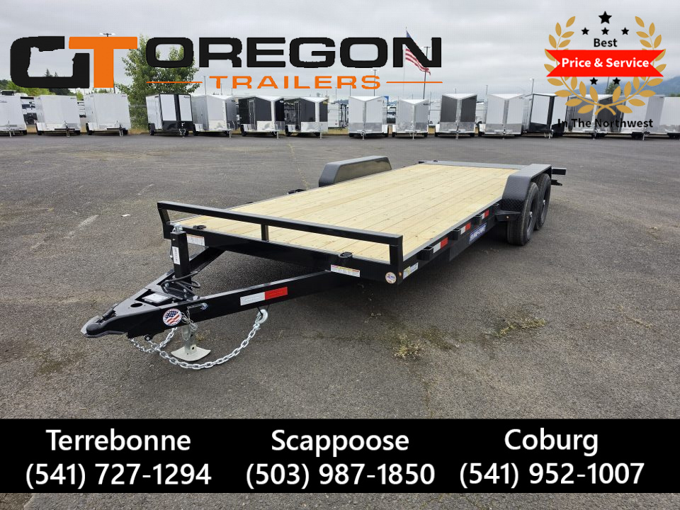 New 2027 Sure-Trac 7x20 Treated Wood Deck Car Hauler 10K GVWR