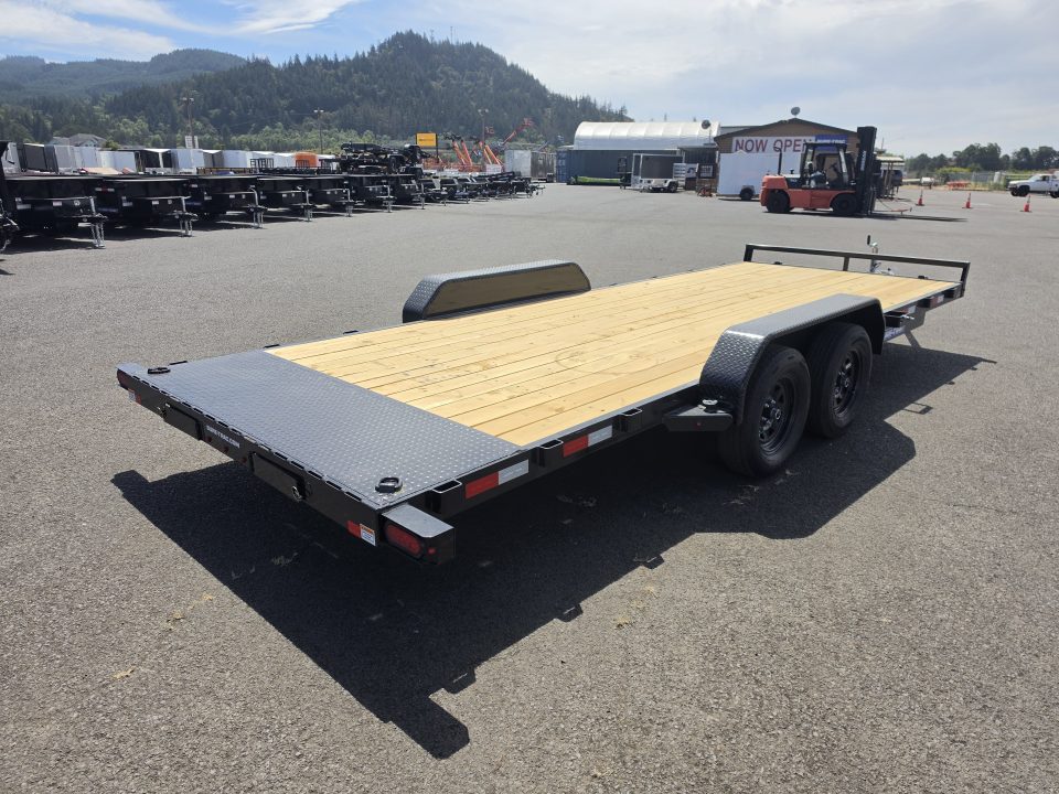 New 2027 Sure-Trac 7x20 Treated Wood Deck Car Hauler 7K GVWR