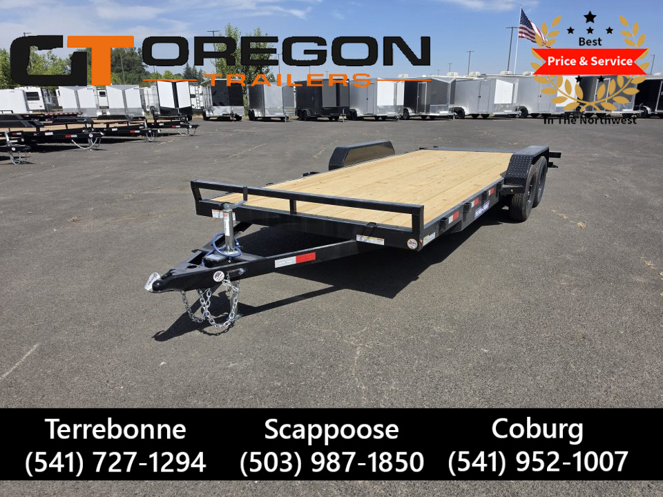 New 2027 Sure-Trac 7x20 Treated Wood Deck Car Hauler 7K GVWR