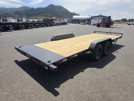 New 2027 Sure-Trac 7x20 Treated Wood Deck Car Hauler 7K GVWR