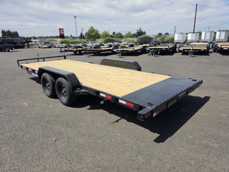 New 2027 Sure-Trac 7x20 Treated Wood Deck Car Hauler 7K GVWR