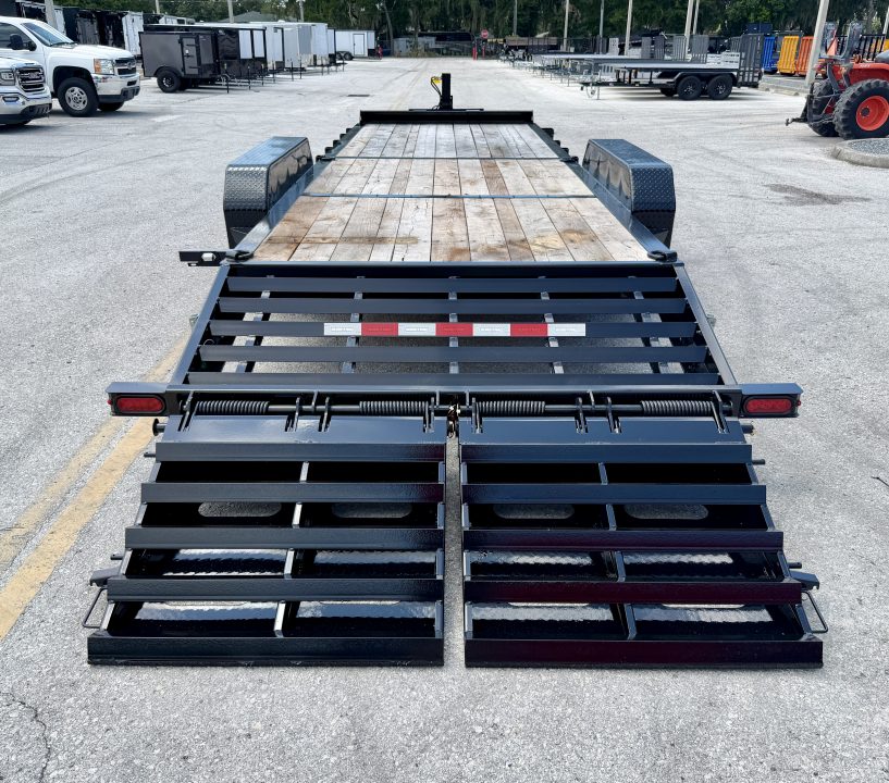 New 2026 Sure-Trac 7x24(21+3) 22K Pro Series Equipment Trailer