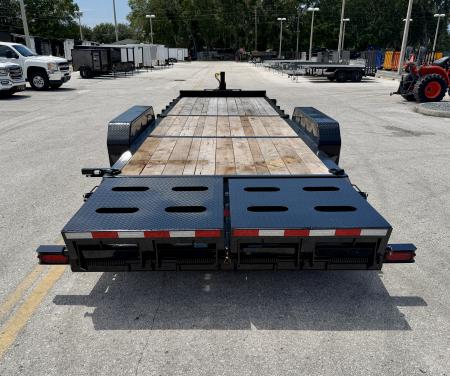 New 2026 Sure-Trac 7x24(21+3) 22K Pro Series Equipment Trailer