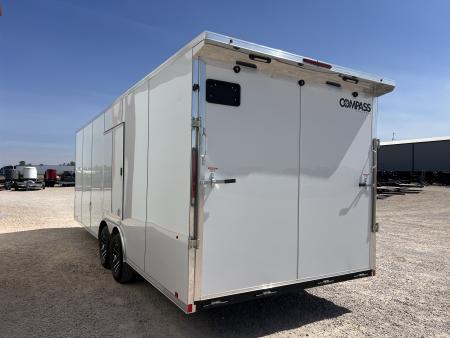 New 2027 Compass 8.5'x24' V-Nose Enclosed Race Trailer- Jasper