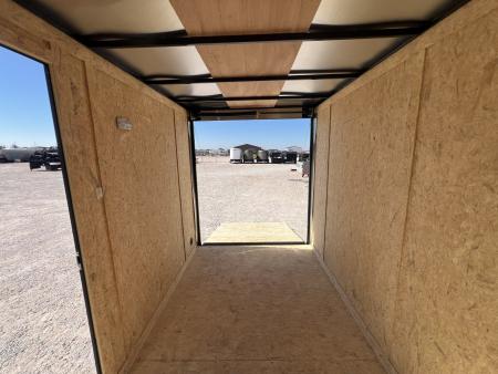 New 2027 Compass 6'x10' Enclosed Cargo Trailer - Indigo DLX