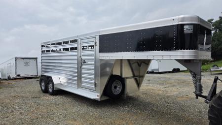 New 2026 Featherlite Trailers 8117 GN 6'7"X16TA Stock / Stock Combo Trailer