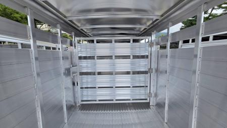 New 2026 Featherlite Trailers 8117 GN 6'7"X16TA Stock / Stock Combo Trailer
