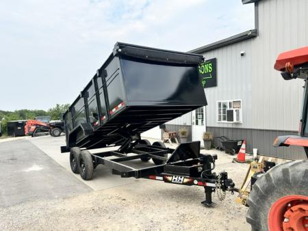 New SALE $$$$ 2026 H&H Trailers 82 X16' 4' sides 14k GVWR Dump Trailer