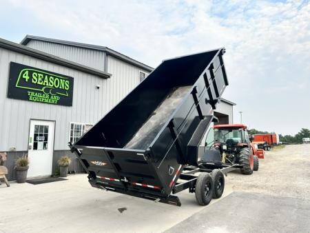 New SALE $$$$ 2026 H&H Trailers 82"X16' 4' sides 14k GVWR Dump Trailer