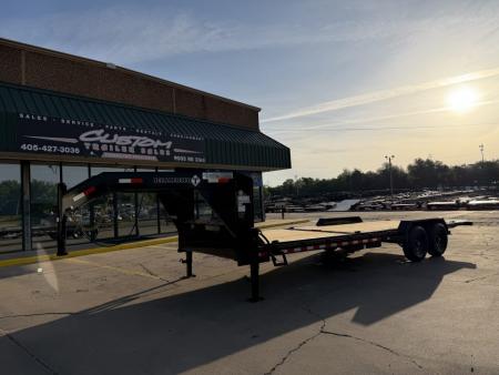 New #038289 2027 DIAMOND T HDSKP1408TDGN 24 X 83 TANDEM AXLE 14K GOOSENECK TILT DECK TRAILER