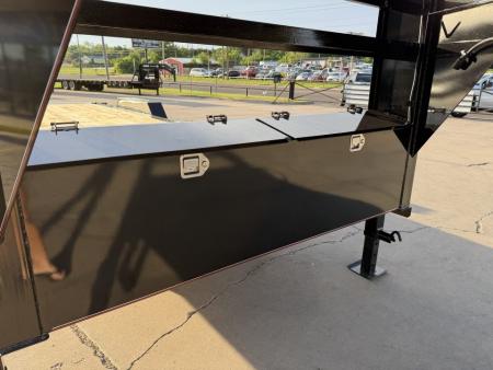 New #038289 2027 DIAMOND T HDSKP1408TDGN 24 X 83 TANDEM AXLE 14K GOOSENECK TILT DECK TRAILER