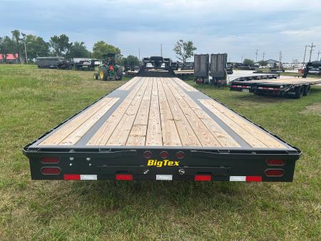 New 2027 Big Tex 102x40 Tandem 15.9K GN Straight Deck w/ Slide In Ramps & Ratchet Rail