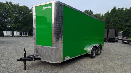 New 2026 Arising 24570 green 7x16 Cargo / Enclosed Trailer