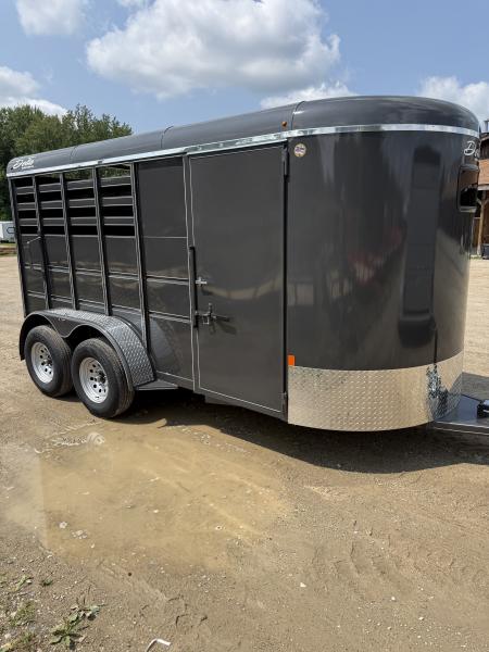 New 2026 Delta Mfg 14' 2 HORSE/STOCK COMBO Stock / Stock Combo Trailer