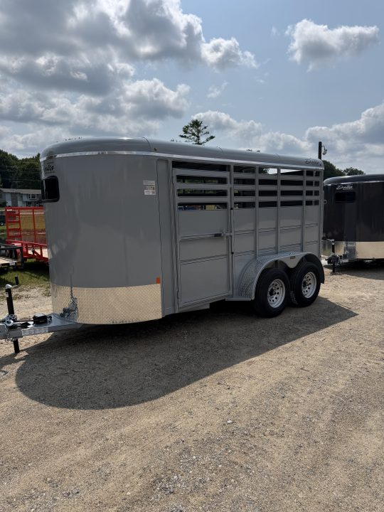 New 2026 Delta Mfg 14' 2 HORSE/STOCK COMBO Stock / Stock Combo Trailer