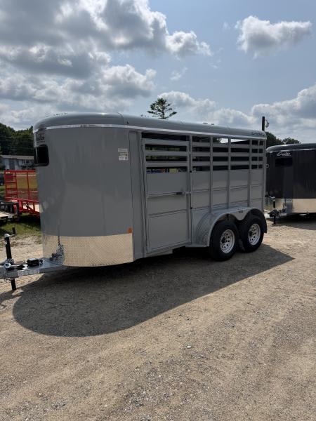 New 2026 Delta Mfg 14' 2 HORSE/STOCK COMBO Stock / Stock Combo Trailer