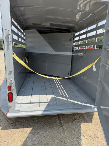 New 2026 Delta Mfg 14' 2 HORSE/STOCK COMBO Stock / Stock Combo Trailer
