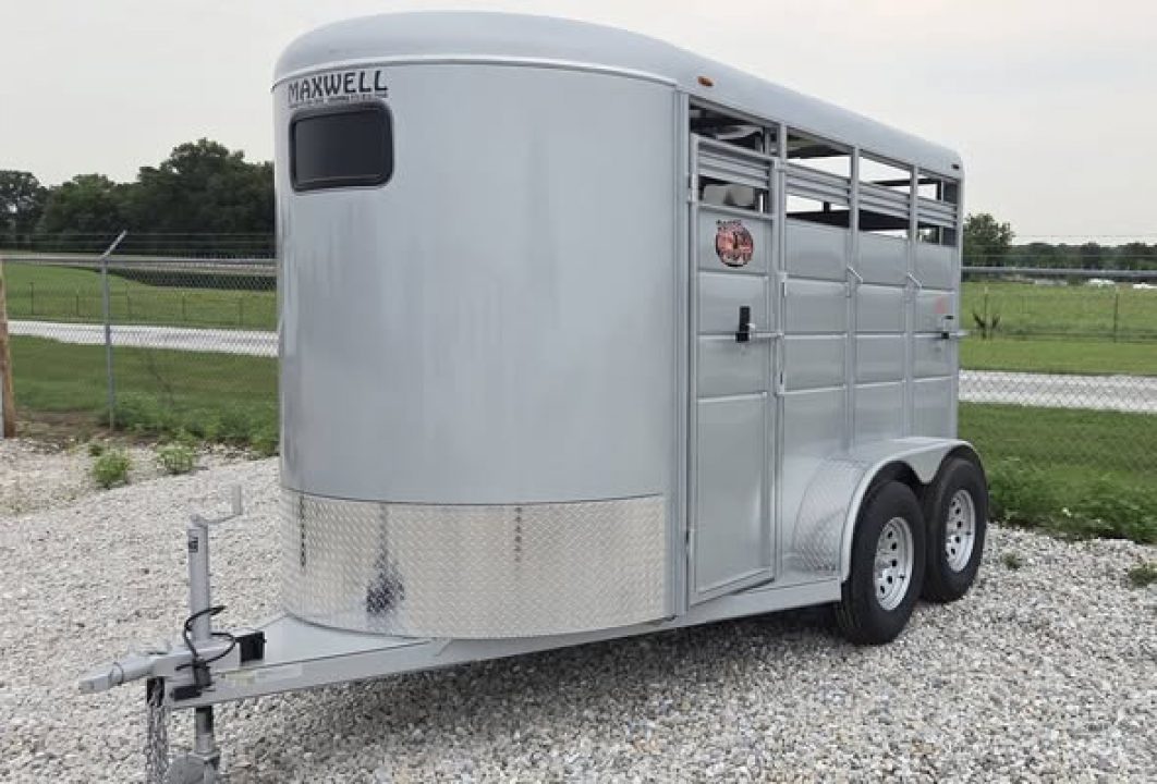 New 2025 Maxwell Brushpopper slant 2 Horse Trailer