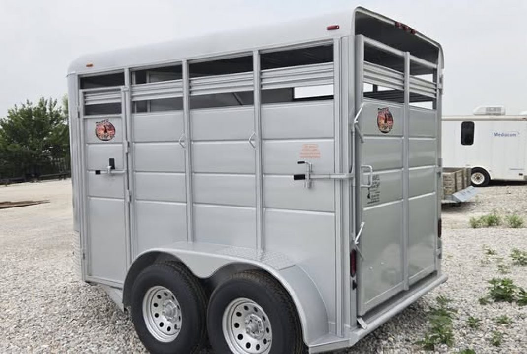 New 2025 Maxwell Brushpopper slant 2 Horse Trailer