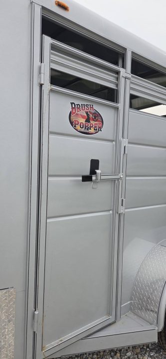 New 2025 Maxwell Brushpopper slant 2 Horse Trailer