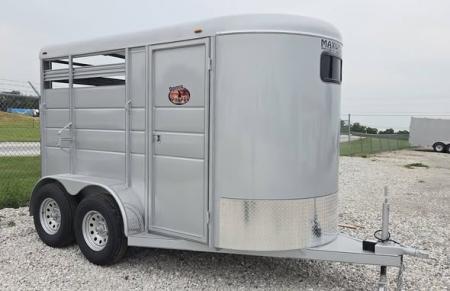 New 2025 Maxwell Brushpopper slant 2 Horse Trailer