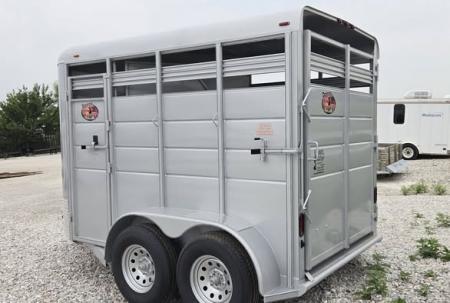 New 2025 Maxwell Brushpopper slant 2 Horse Trailer